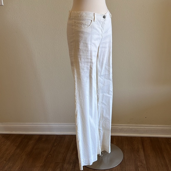 Theory, Vintage stretch linen wide leg pants. - Picture 2 of 9